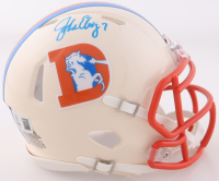 John Elway Signed Broncos Retro Alternate Speed Mini Helmet (Beckett) at PristineAuction.com