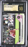 Lionel Messi 2025 Topps Now MLS #120 (CGC Pristine 10 | Black Label) at PristineAuction.com