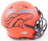 Patrick Surtain II Signed Broncos Rave Alternate Speed Mini Helmet (Beckett) at PristineAuction.com