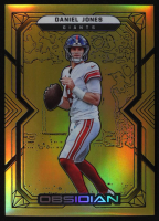 Daniel Jones 2022 Panini Obsidian Electric Etch Gold Flood #67 #10/10 at PristineAuction.com