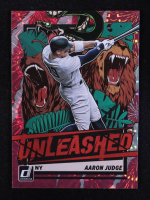 Aaron Judge 2021 Donruss Unleashed Pink Fireworks #8 at PristineAuction.com