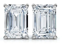Brand New! 1.00 Carats Lab-Grown Diamonds Stud Earrings E-F, VVS2 Ideal Cut | Estimated Retail Value: $5,495 (IGI) at PristineAuction.com