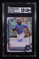 Estanli Castillo 2022 Bowman Chrome Prospect Autographs Speckle Refractors #CPAEC #003/299 RC (SGC 10 | Auto 10) at PristineAuction.com