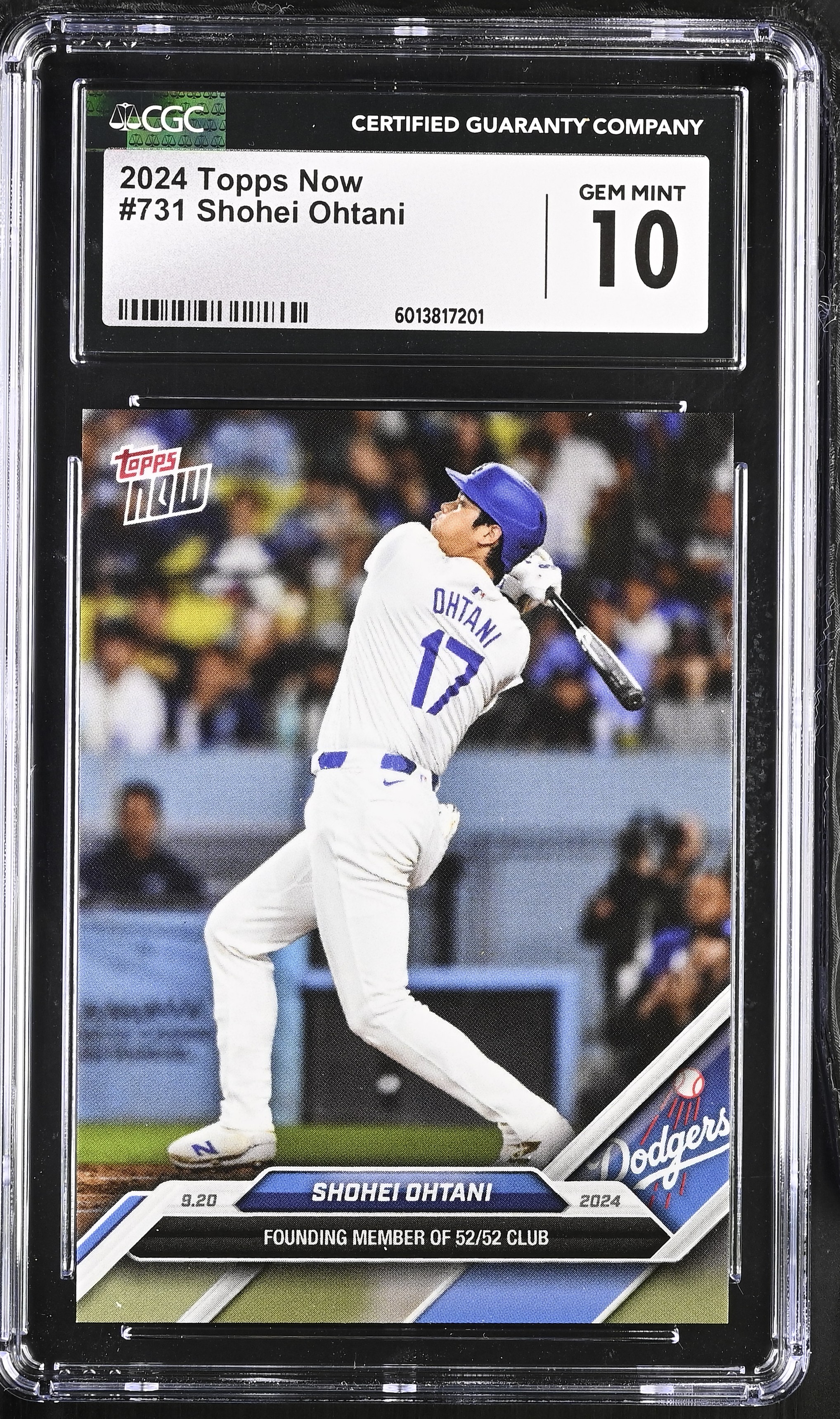 Shohei Ohtani 2024 Topps Now #731 (CGC 10) at PristineAuction.com Shohei Ohtani 2024 Topps Now #731 (CGC 10) at PristineAuction.com