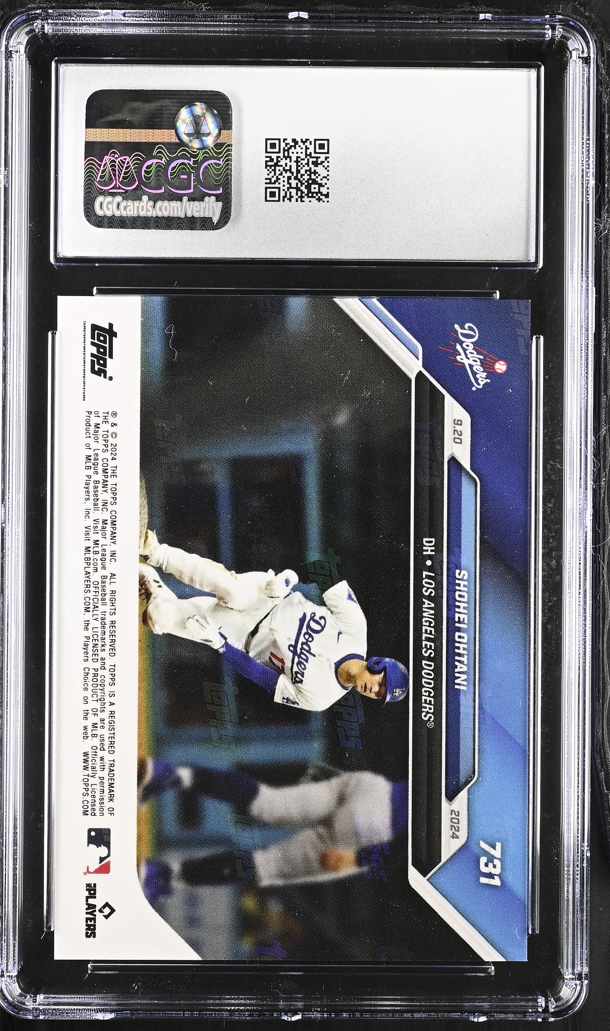 Shohei Ohtani 2024 Topps Now #731 (CGC 10) at PristineAuction.com Shohei Ohtani 2024 Topps Now #731 (CGC 10) at PristineAuction.com
