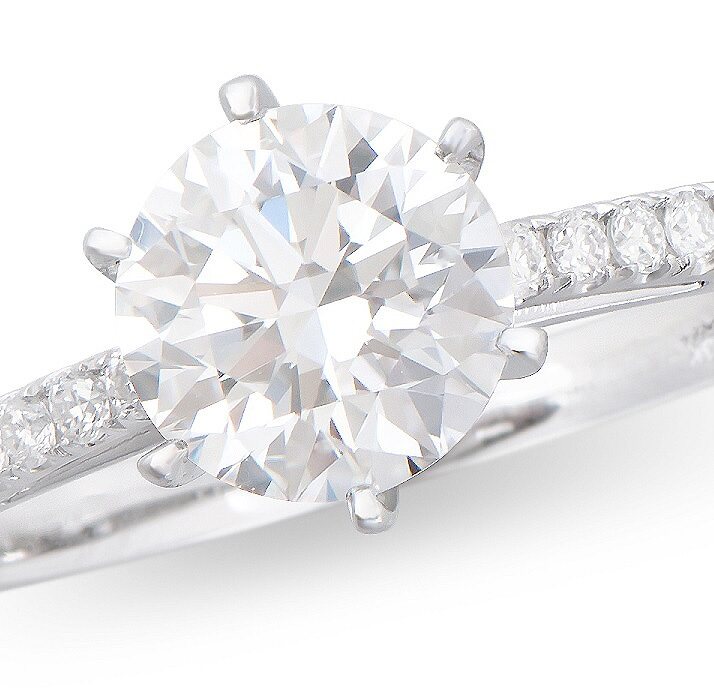 Brand New! 1.13 Carats Lab-Grown Diamonds Round Ring E-F, VVS2 Ideal Cut | Estimated Retail Value: $5,695 (IGI) at PristineAuction.com Brand New! 1.13 Carats Lab-Grown Diamonds Round Ring E-F, VVS2 Ideal Cut | Estimated Retail Value: $5,695 (IGI) at PristineAuction.com