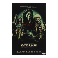Roger L. Jackson Signed "Scream" 11x17 Photo Inscribed "Ghostface" (JSA) at PristineAuction.com