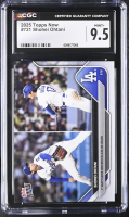 Shohei Ohtani 2025 Topps Now #721 (CGC 9.5) at PristineAuction.com