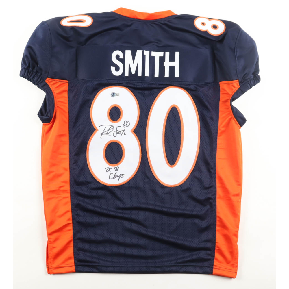 Rod Smith Signed Jersey Inscribed "2x SB Champs" (Beckett) at PristineAuction.com