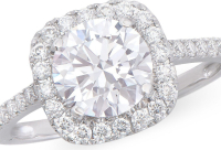 Brand New! 1.30 Carats Lab-Grown Diamonds Halo Ring E-F, VVS2 Ideal Cut | Estimated Retail Value: $5,765 (IGI) at PristineAuction.com