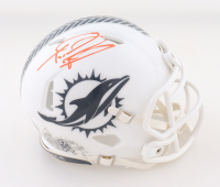 Tua Tagovailoa Signed Dolphins Salute To Service Alternate Speed Mini Helmet (Fanatics) at PristineAuction.com