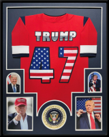 Donald Trump Custom Framed Jersey Display at PristineAuction.com