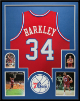 Charles Barkley Custom Framed Jersey Display at PristineAuction.com