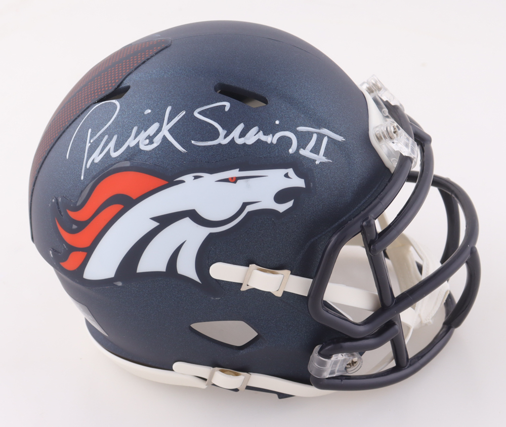 Patrick Surtain II Signed Broncos Speed Mini Helmet (Beckett) at PristineAuction.com Patrick Surtain II Signed Broncos Speed Mini Helmet (Beckett) at PristineAuction.com