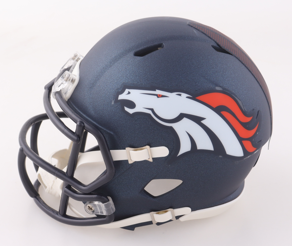 Patrick Surtain II Signed Broncos Speed Mini Helmet (Beckett) at PristineAuction.com Patrick Surtain II Signed Broncos Speed Mini Helmet (Beckett) at PristineAuction.com