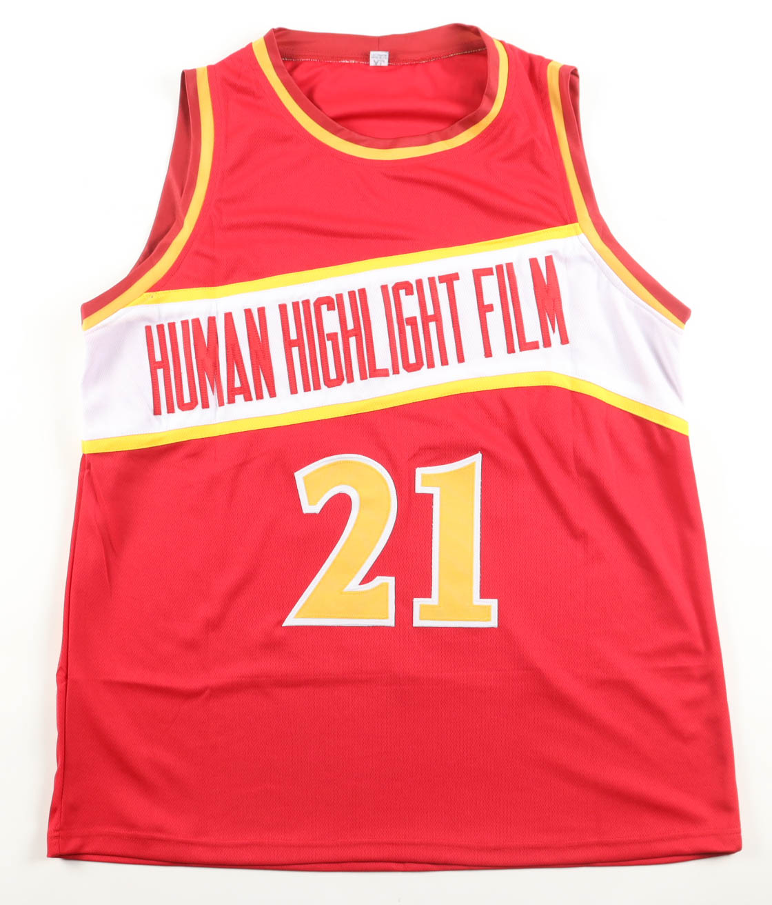 Dominique Wilkins Signed Jersey (Beckett) at PristineAuction.com Dominique Wilkins Signed Jersey (Beckett) at PristineAuction.com