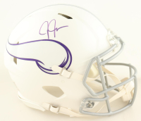 Justin Jefferson Signed Vikings Full-Size Authentic On-Field Alternate Speed Helmet (Fanatics) at PristineAuction.com
