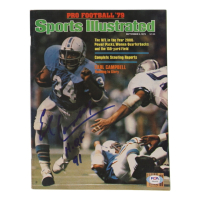Earl Campbell Signed 1979 Sports Illustrated Magazine Inscribed "HOF 91" (PSA) at PristineAuction.com