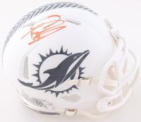 Tua Tagovailoa Signed Dolphins Salute to Service Alternate Speed Mini Helmet (Fanatics) at PristineAuction.com
