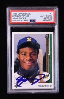 Ken Griffey Jr. Signed 1989 Upper Deck #1 RC (PSA | Autograph Graded 10) at PristineAuction.com