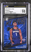 Zion Williamson 2019-20 Panini Donruss Optic My House! #15 RC (CSG 10) at PristineAuction.com