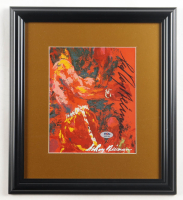 LeRoy Neiman Signed "Golden Gloves Championships" Custom Framed Neiman Art Print Display (PSA) at PristineAuction.com