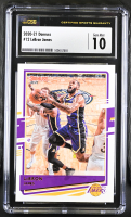 LeBron James 2020-21 Panini Donruss #12 (CSG 10) at PristineAuction.com