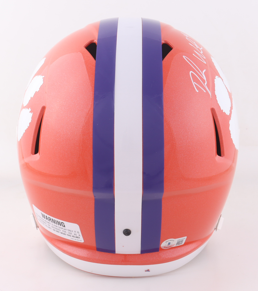Deshaun Watson & Hunter Renfrow Signed Clemson Tigers Full-Size Speed Helmet Inscribed "2016 Natty GWTD!" (Beckett) at PristineAuction.com Deshaun Watson & Hunter Renfrow Signed Clemson Tigers Full-Size Speed Helmet Inscribed "2016 Natty GWTD!" (Beckett) at PristineAuction.com