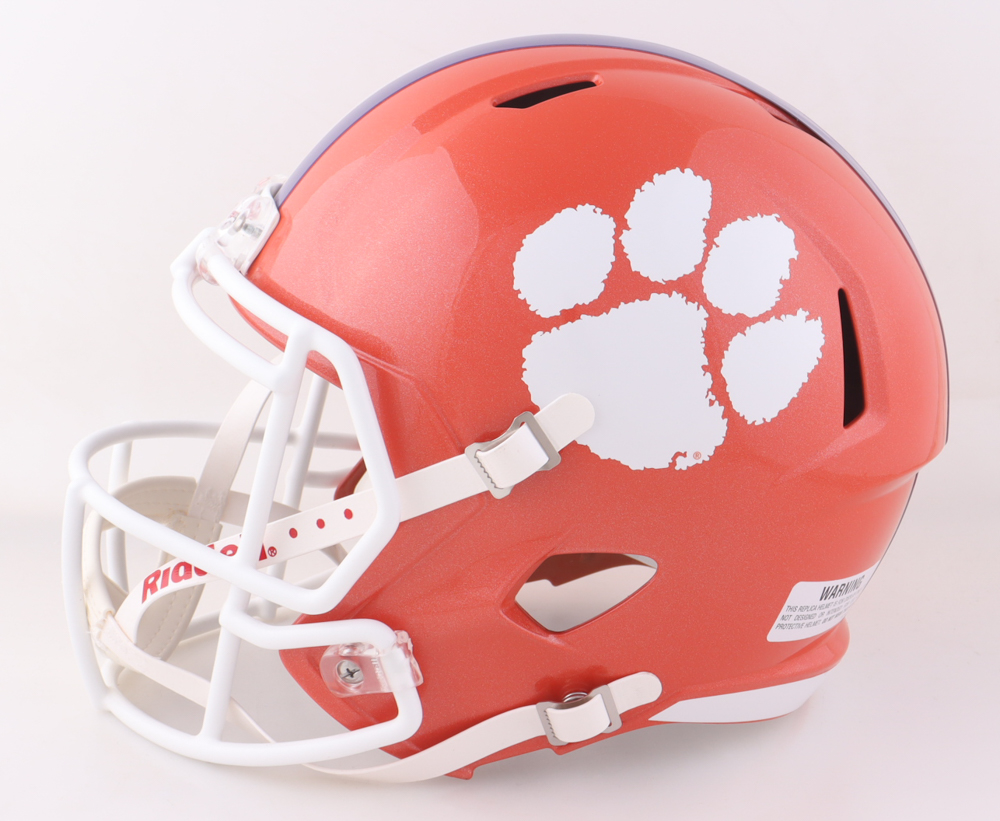 Deshaun Watson & Hunter Renfrow Signed Clemson Tigers Full-Size Speed Helmet Inscribed "2016 Natty GWTD!" (Beckett) at PristineAuction.com Deshaun Watson & Hunter Renfrow Signed Clemson Tigers Full-Size Speed Helmet Inscribed "2016 Natty GWTD!" (Beckett) at PristineAuction.com