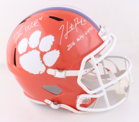Deshaun Watson & Hunter Renfrow Signed Clemson Tigers Full-Size Speed Helmet Inscribed "2016 Natty GWTD!" (Beckett) at PristineAuction.com