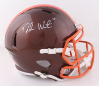 DeShaun Watson Signed Browns Full-Size Flash Alternate Speed Helmet (Beckett) at PristineAuction.com