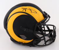 Aaron Donald Signed Rams Full-Size Authentic On-Field Eclipse Alternate Speed Helmet (Beckett) at PristineAuction.com
