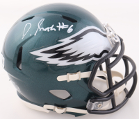 DeVonta Smith Signed Eagles Speed Mini Helmet (Beckett) at PristineAuction.com