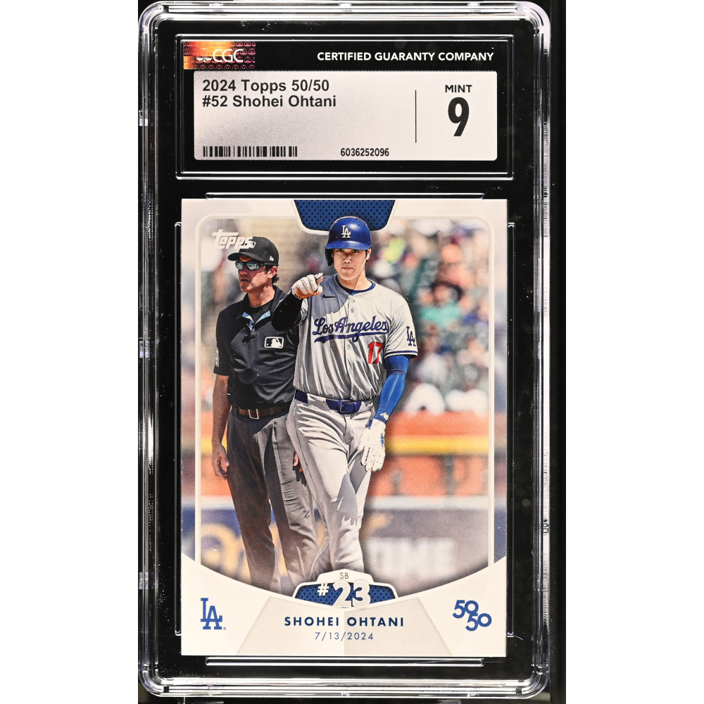 Shohei Ohtani 2024 Topps 50/50 #52 (CGC 9) at PristineAuction.com