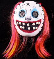 Alexa Bliss Signed WWE Lilly Mask (JSA) at PristineAuction.com