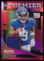 Malik Nabers 2024 Panini Prizm Premier Jerseys Pink #4 at PristineAuction.com
