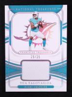 Tua Tagovailoa 2021 Panini National Treasures Franchise Treasures Prime Holo Silver #5 #25/25 at PristineAuction.com
