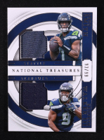 Geno Smith / Kenneth Walker III 2023 Panini National Treasures NFL Gear Combo Materials #27 #93/99 at PristineAuction.com
