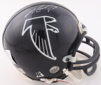 Michael Vick Signed Falcons Throwback Alternate Speed Mini Helmet (Topps) at PristineAuction.com