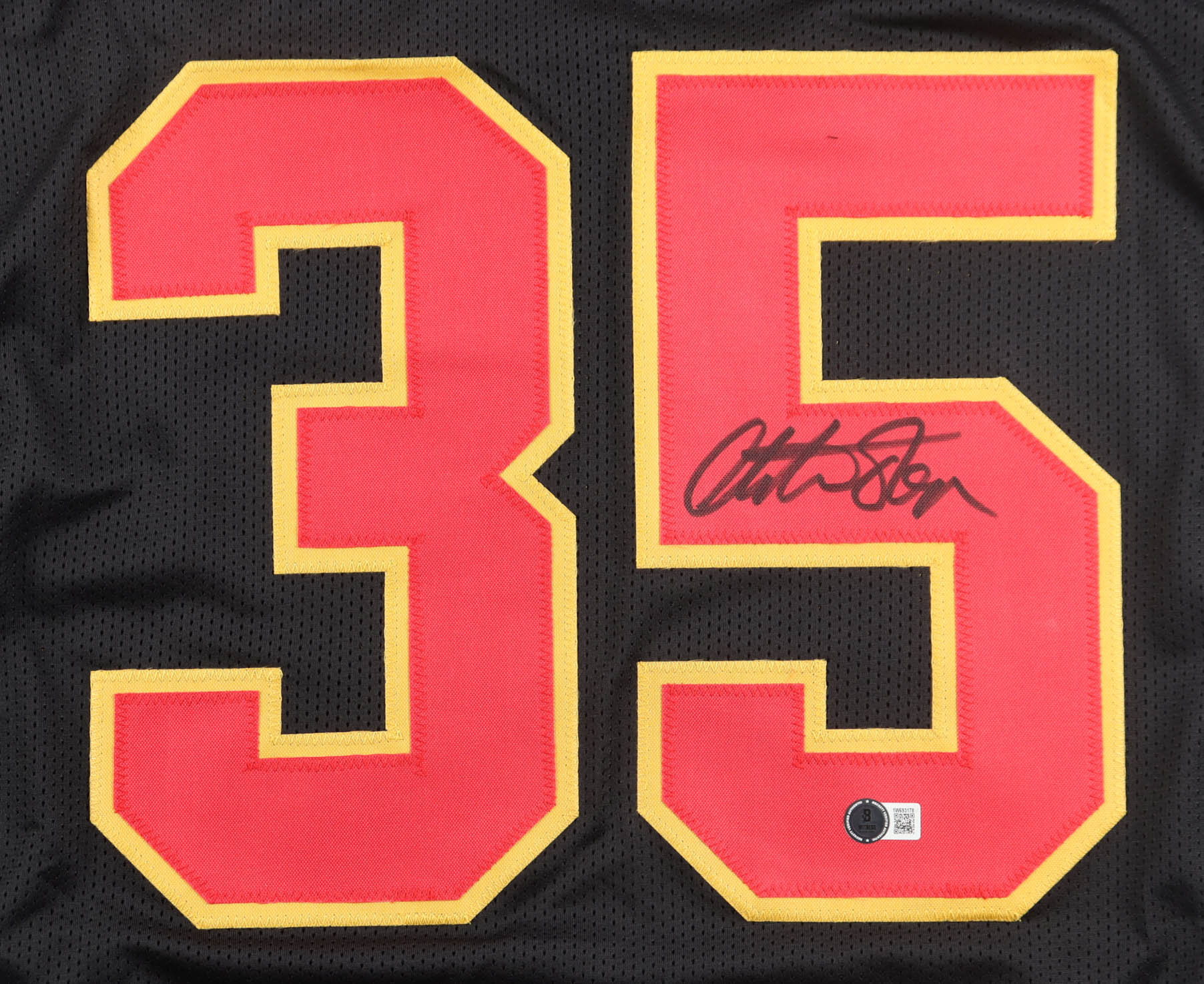 Christian Okoye Signed Jersey (Beckett) at PristineAuction.com Christian Okoye Signed Jersey (Beckett) at PristineAuction.com