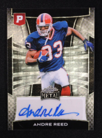 Andre Reed 2025 Leaf Metal Pristine Auction Collection Autographs Super Prismatic Gold #BAAR2 #1/1 at PristineAuction.com