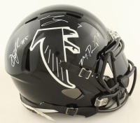 Michael Penix Jr., Drake London & Bijan Robinson Signed Falcons Full-Size Speed Helmet with Custom Visor (Beckett) at PristineAuction.com