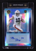 Bo Nix 2021 Super Glow Sports Inaugural Edition Autographs Blue Glow #316 #060/150 at PristineAuction.com