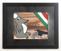 Henry Hill Signed and Hand Painted Oil Painting "As Far Back As I Can Remember..." Custom Framed Display (PSA) at PristineAuction.com