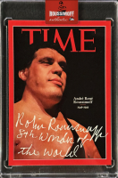 Robin Roussimoff Signed LE Andre The Giant TIME Magazine 1993 Tribute Card Inscribed "8th Wonder of the World" (Roussimoff Authentic) at PristineAuction.com