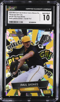 Paul Skenes 2024 Wild Card Alumination Comix Skenes Ed. Black Pittsburgh! Black/Yellow Crystal Foil #ACBP-PS2 RC #6/15 (CGC 10) at PristineAuction.com