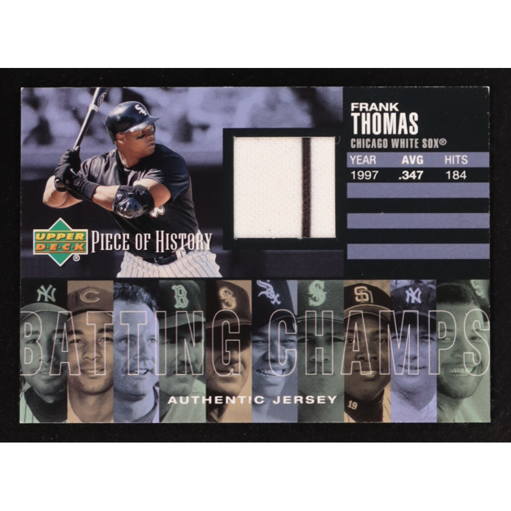 Frank Thomas 2002 UD Piece of History Batting Champs Jersey #FT at PristineAuction.com