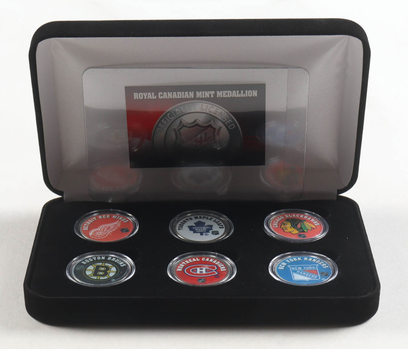 NHL Hockey "The Original Six" Merrick Mint Colorized US Coin Set at PristineAuction.com NHL Hockey "The Original Six" Merrick Mint Colorized US Coin Set at PristineAuction.com