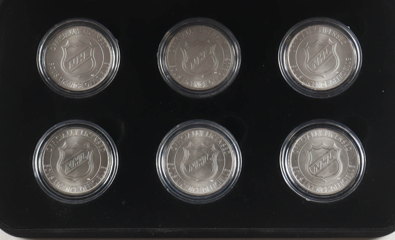 NHL Hockey "The Original Six" Merrick Mint Colorized US Coin Set at PristineAuction.com NHL Hockey "The Original Six" Merrick Mint Colorized US Coin Set at PristineAuction.com