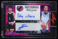 Mikey Williams / JJ Taylor 2022-23 Leaf Multigraphics Prep Pairings Pink Kaleidoscope #PP7 #13/15 at PristineAuction.com